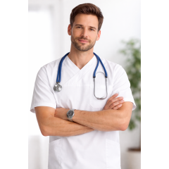 Kentaur 25350 zdravotnická halena pánská bílá