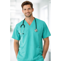 Velilla 535207 zdravotnická halena pánská i dámská antibakteriální barva mentolová