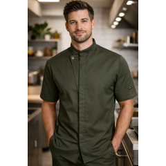 Kentaur 23516 kuchařský rondon krátký rukáv pánský i dámský olivový