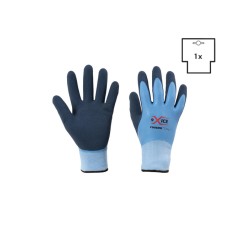 Rossini pracovní rukavice zateplené Polyester Akryl dvojitá vrstva modré