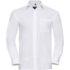 Russell 936M Popelínová košile s dlouhým rukávem bílá White