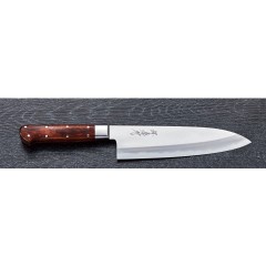Sakai Takayuki Sugihara Santoku japonský kuchařský nůž 18cm Desert Ironwood