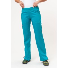 Cherokee WWE110 zdravotnické kalhoty dámské zeleno-modré