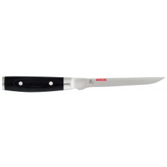 Yaxell Ran japonský filetovací nůž flexi 16cm černá rukojeť micarta